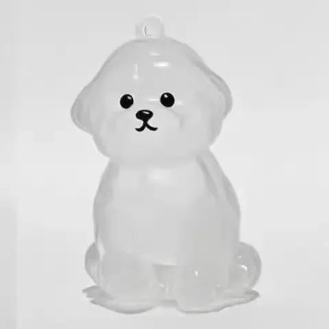 愛犬・愛猫といつでも一緒、透明ペット毛メモリアルキーホルダー