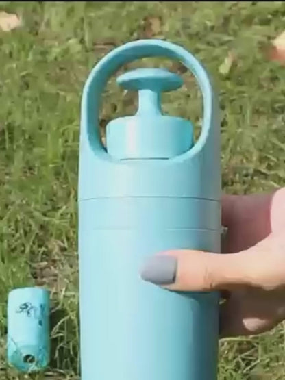 Hands-Free 2-in-1 Portable Dog Poop Scooper &amp; Bag Dispenser
